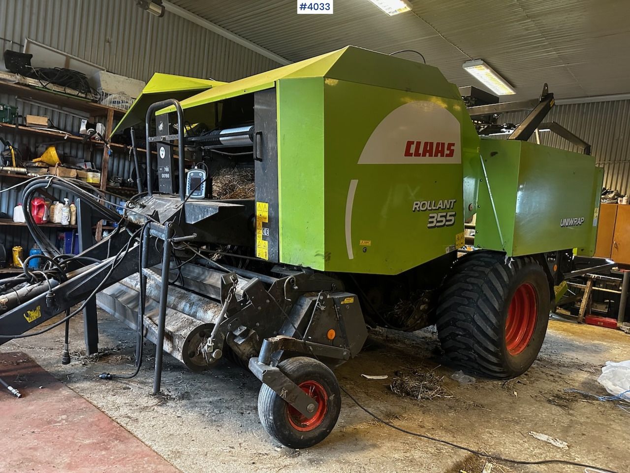 2008 Claas rollant 355 uniwrap round baler press - Maquinaria de henificación: foto 1 2008 Claas rollant 355 uniwrap round baler press - Maquinaria de henificación: foto 1