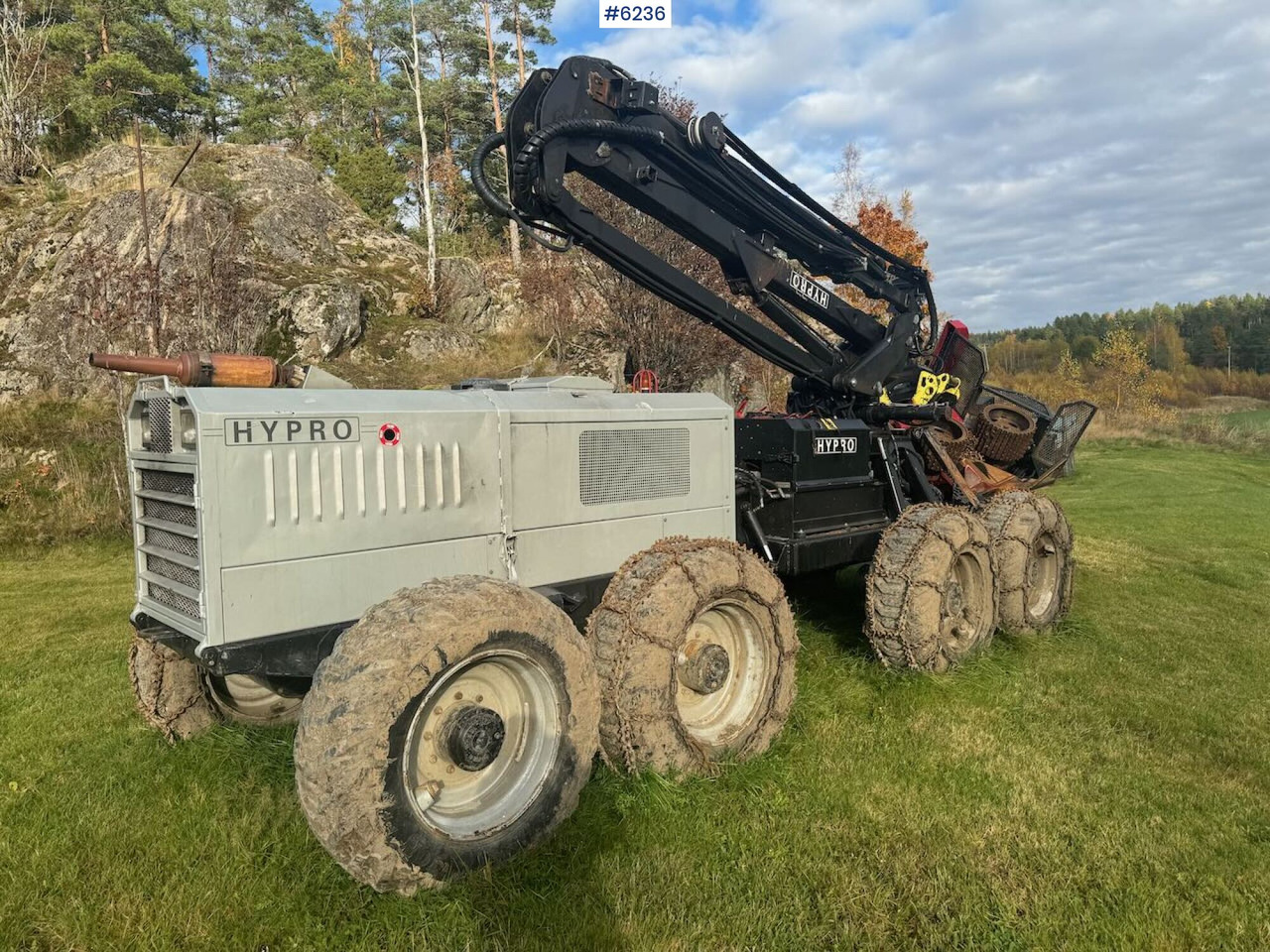 Leasing de  2008 Hypro 500LS harvesting machine with processor head and felling grapple 2008 Hypro 500LS harvesting machine with processor head and felling grapple: foto 7