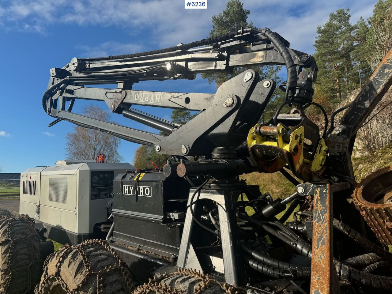 Leasing de  2008 Hypro 500LS harvesting machine with processor head and felling grapple 2008 Hypro 500LS harvesting machine with processor head and felling grapple: foto 8