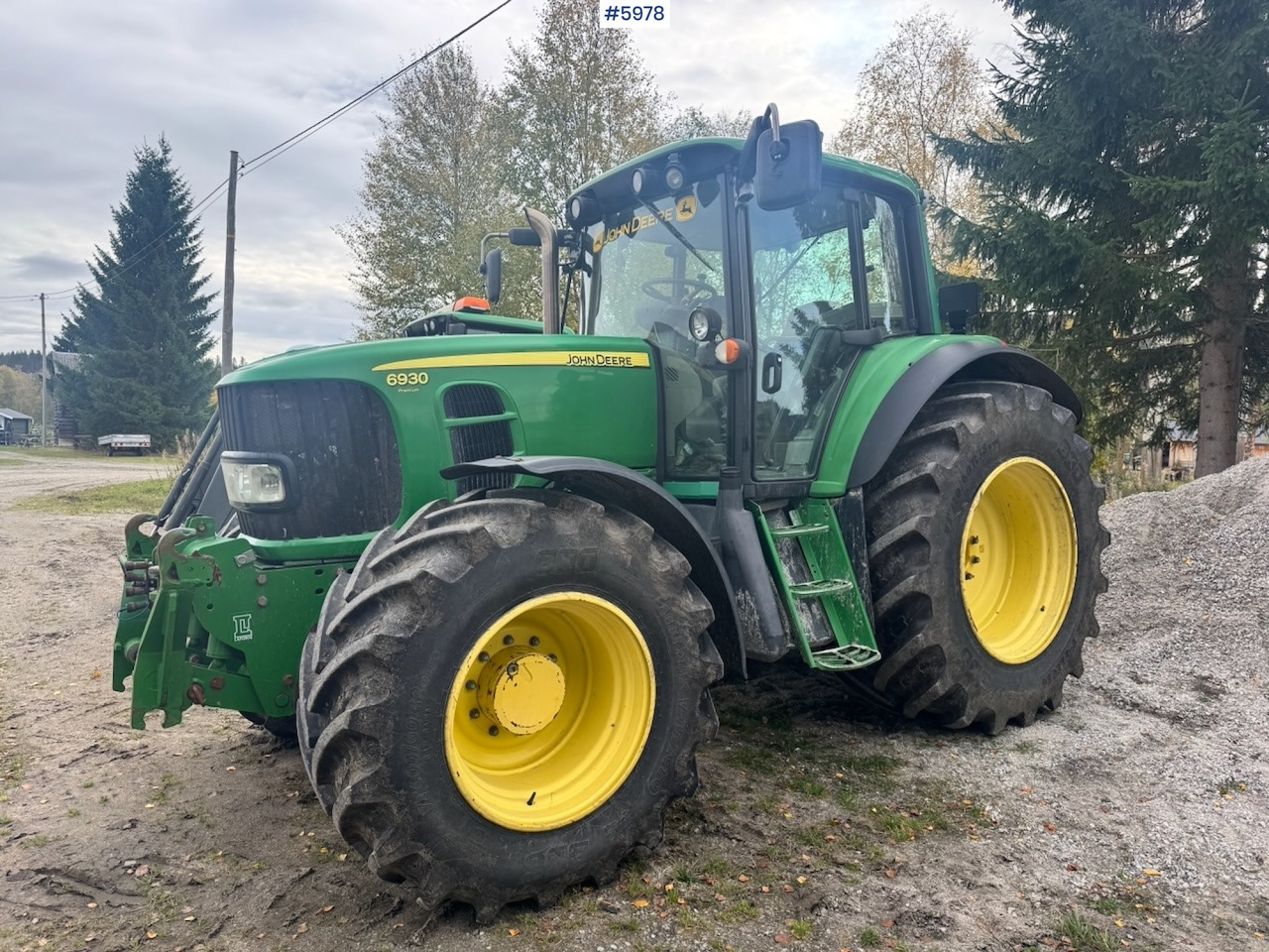 Tractor 2010 John Deere 6930 with Front Hydraulic: foto 6