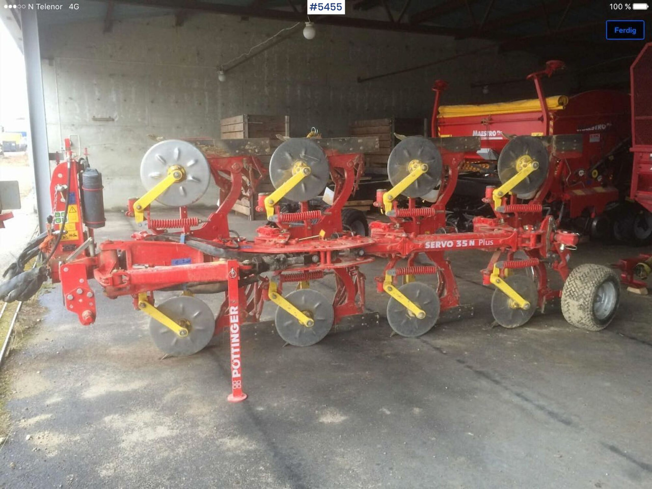 2012 Pöttinger Servo 35 4 furrow reversible plough - Equipo para trabajo del suelo: foto 3 2012 Pöttinger Servo 35 4 furrow reversible plough - Equipo para trabajo del suelo: foto 3