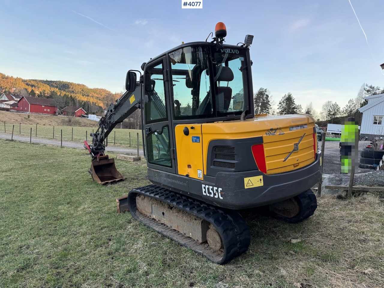 2013 Volvo EC 55 C w/rotor tilt, grapple and 3 buckets - Excavadora: foto 3 2013 Volvo EC 55 C w/rotor tilt, grapple and 3 buckets - Excavadora: foto 3