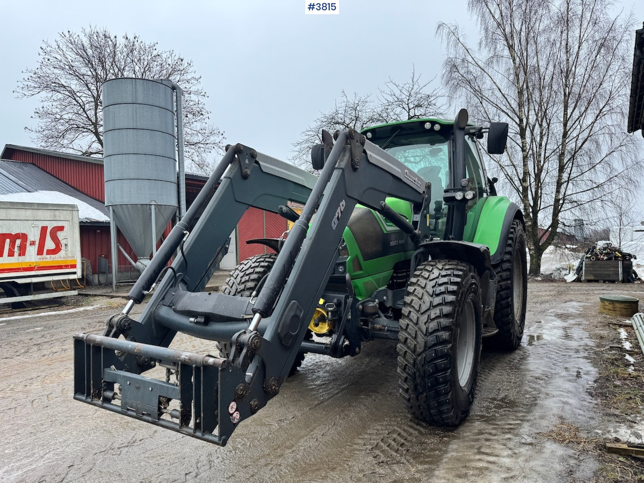 Tractor 2015 Deutz-fahr 6190 Agrotron w/ Front loader, Front PTO and 2 sets of tires.: foto 8