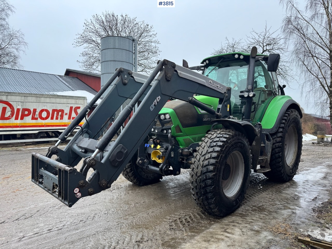 Tractor 2015 Deutz-fahr 6190 Agrotron w/ Front loader, Front PTO and 2 sets of tires.: foto 7
