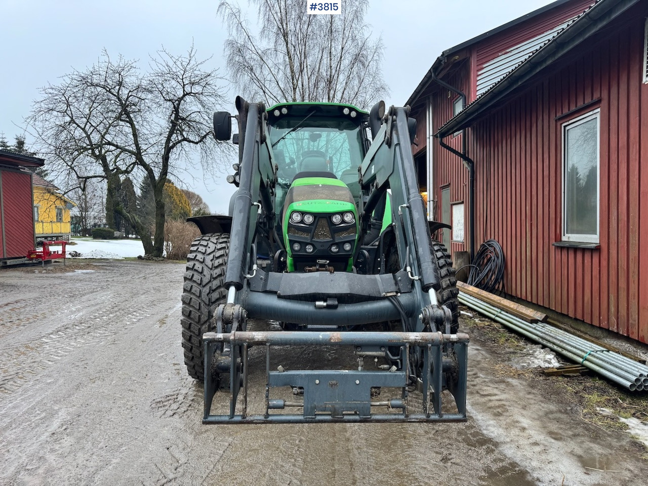 Tractor 2015 Deutz-fahr 6190 Agrotron w/ Front loader, Front PTO and 2 sets of tires.: foto 9