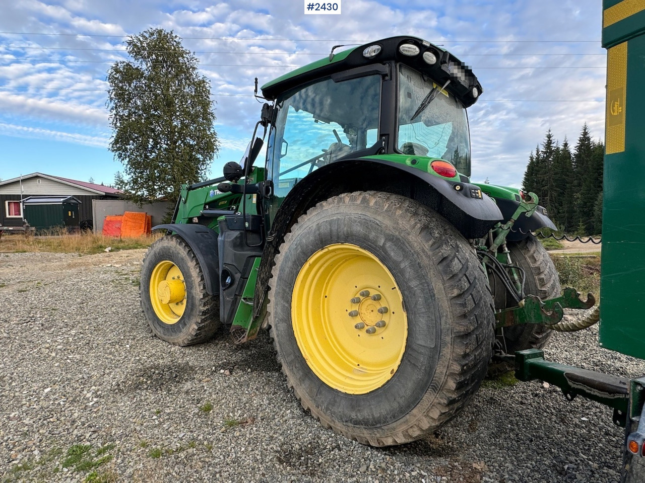 2016 John Deere 6155R w/ Trima front loader - Tractor: foto 3 2016 John Deere 6155R w/ Trima front loader - Tractor: foto 3