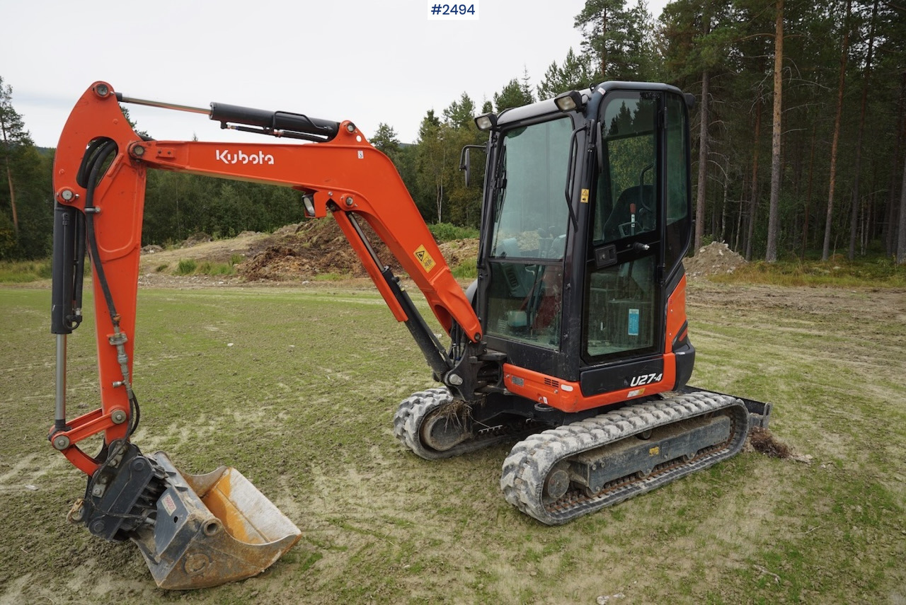 2018 Kubota U27-4 w/shear - Miniexcavadora: foto 2 2018 Kubota U27-4 w/shear - Miniexcavadora: foto 2