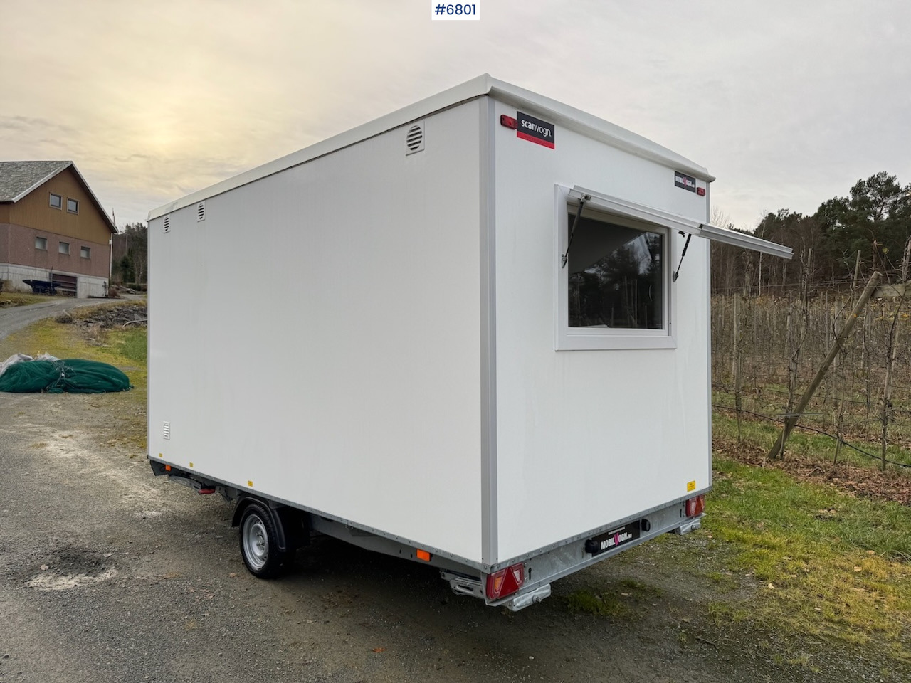 2022 Scanvogn 420- 3 door 6P Office van w/ toilet and storage room. - Casa contenedor, Remolque: foto 5 2022 Scanvogn 420- 3 door 6P Office van w/ toilet and storage room. - Casa contenedor, Remolque: foto 5