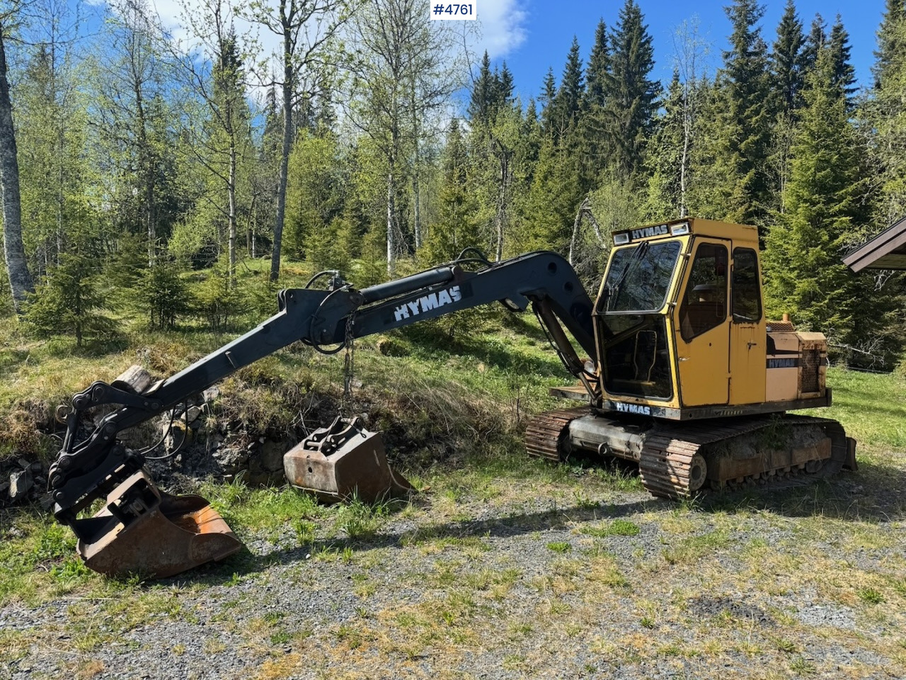 Circa 1990 Hymas 82R Crawler excavator w/ 2 buckets. - Excavadora: foto 2 Circa 1990 Hymas 82R Crawler excavator w/ 2 buckets. - Excavadora: foto 2