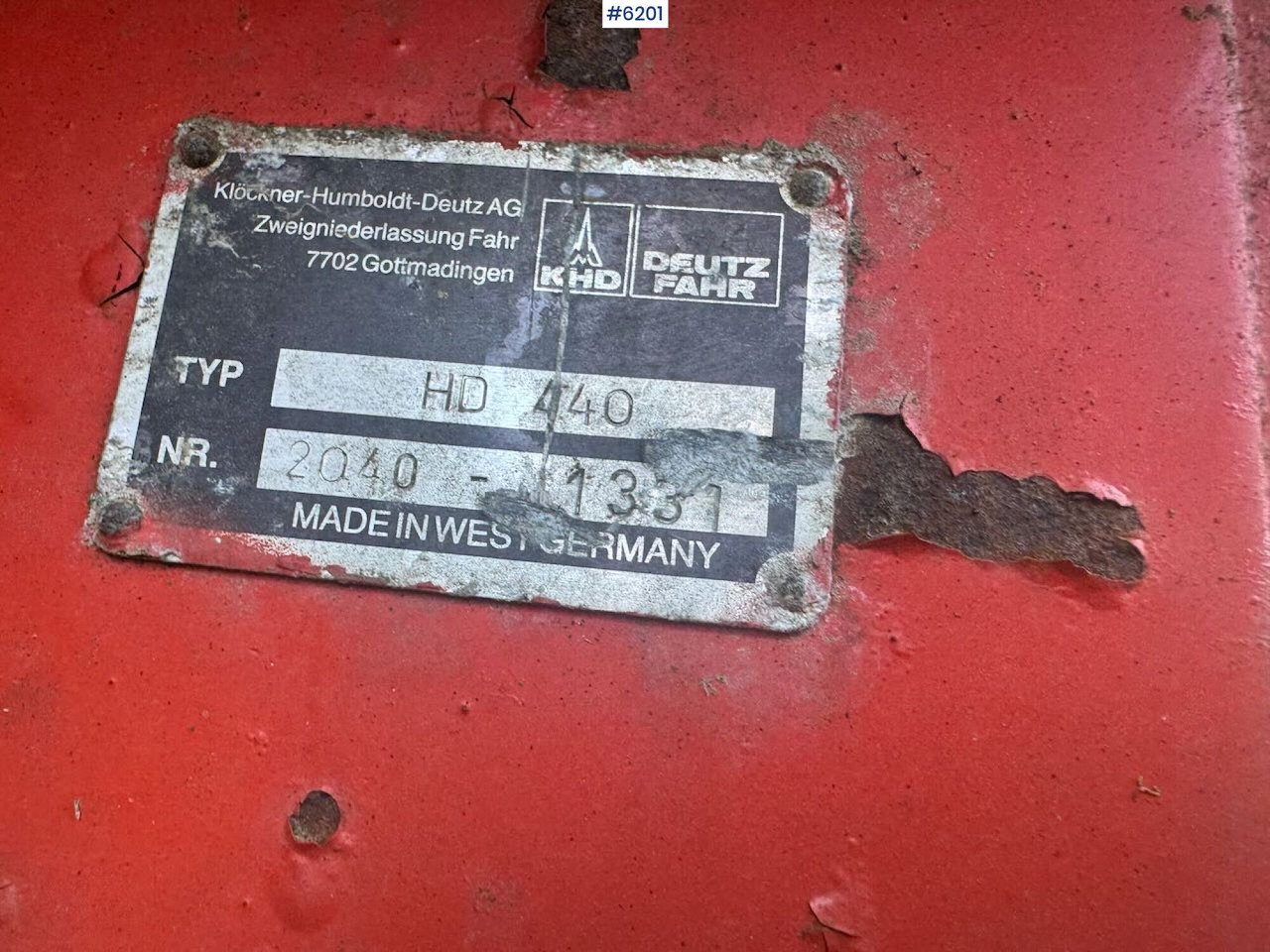 Maquinaria de henificación Deutz-Fahr HD 440: foto 19