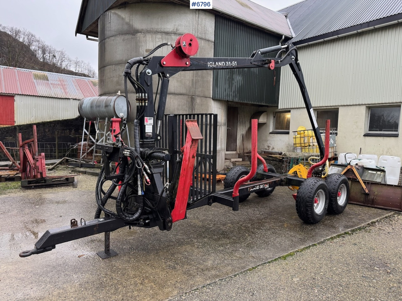 Igland 300 Timber wagon. - Remolque forestal: foto 5 Igland 300 Timber wagon. - Remolque forestal: foto 5