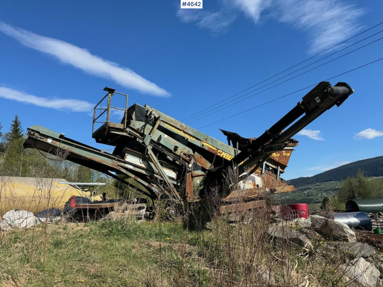 Powerscreen Chieftain 400 Sorting plant - Equipo para trabajo del suelo: foto 4 Powerscreen Chieftain 400 Sorting plant - Equipo para trabajo del suelo: foto 4