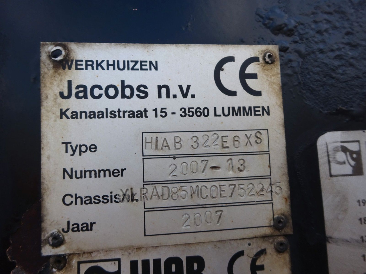 Camión grúa DAF 85.410 Pritsche + HIAB 322E6 Kran 8x4: foto 15