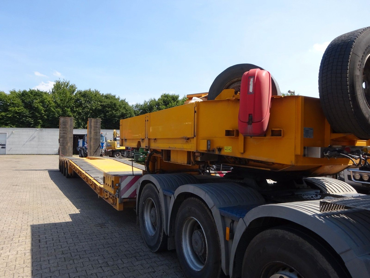 Semirremolque góndola rebajadas Faymonville 4 Achser Tiefbett abnehmbarem S-Hals ausziehbar: foto 15