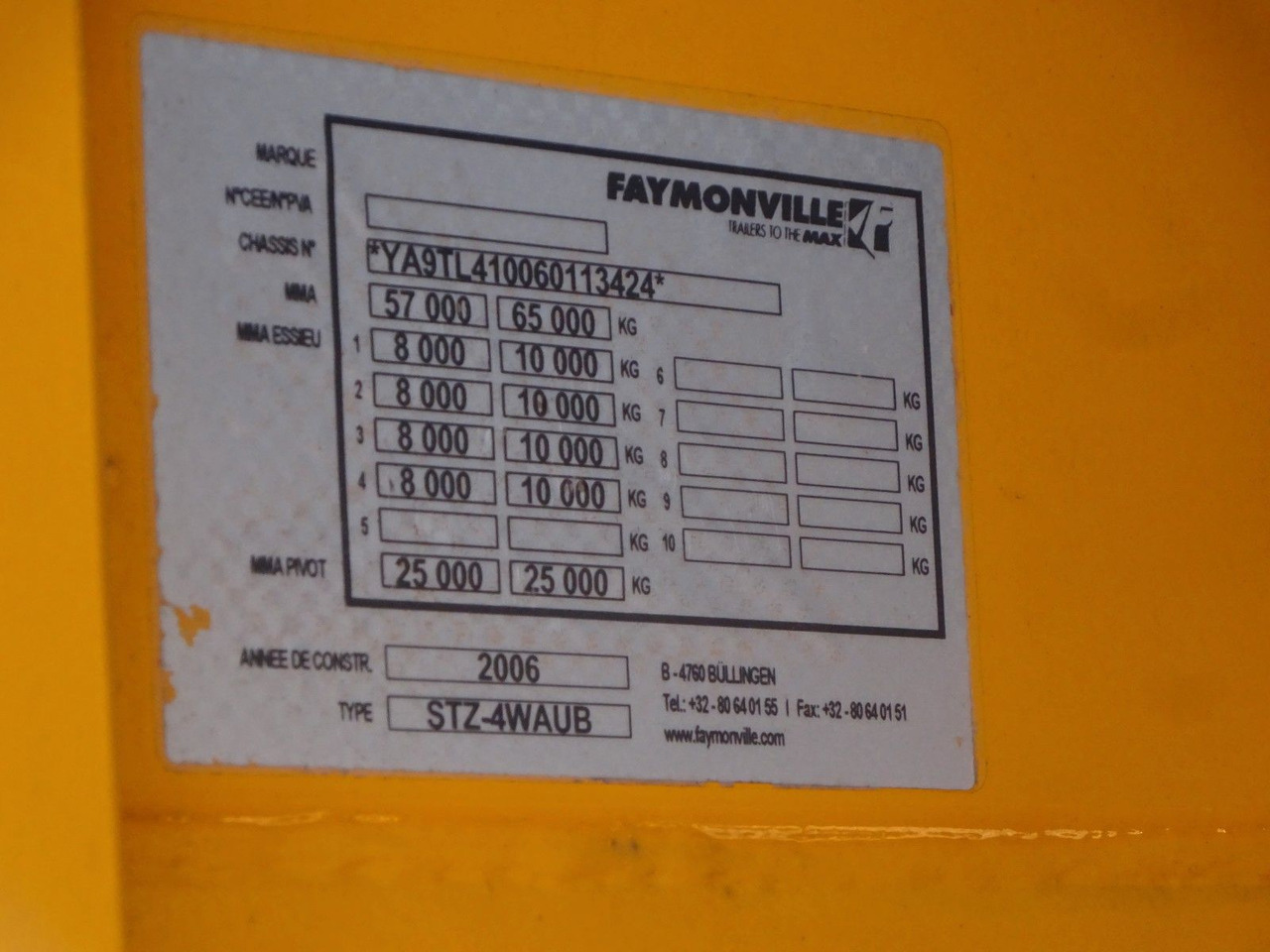 Semirremolque góndola rebajadas Faymonville 4 Achser Tiefbett abnehmbarem S-Hals ausziehbar: foto 18