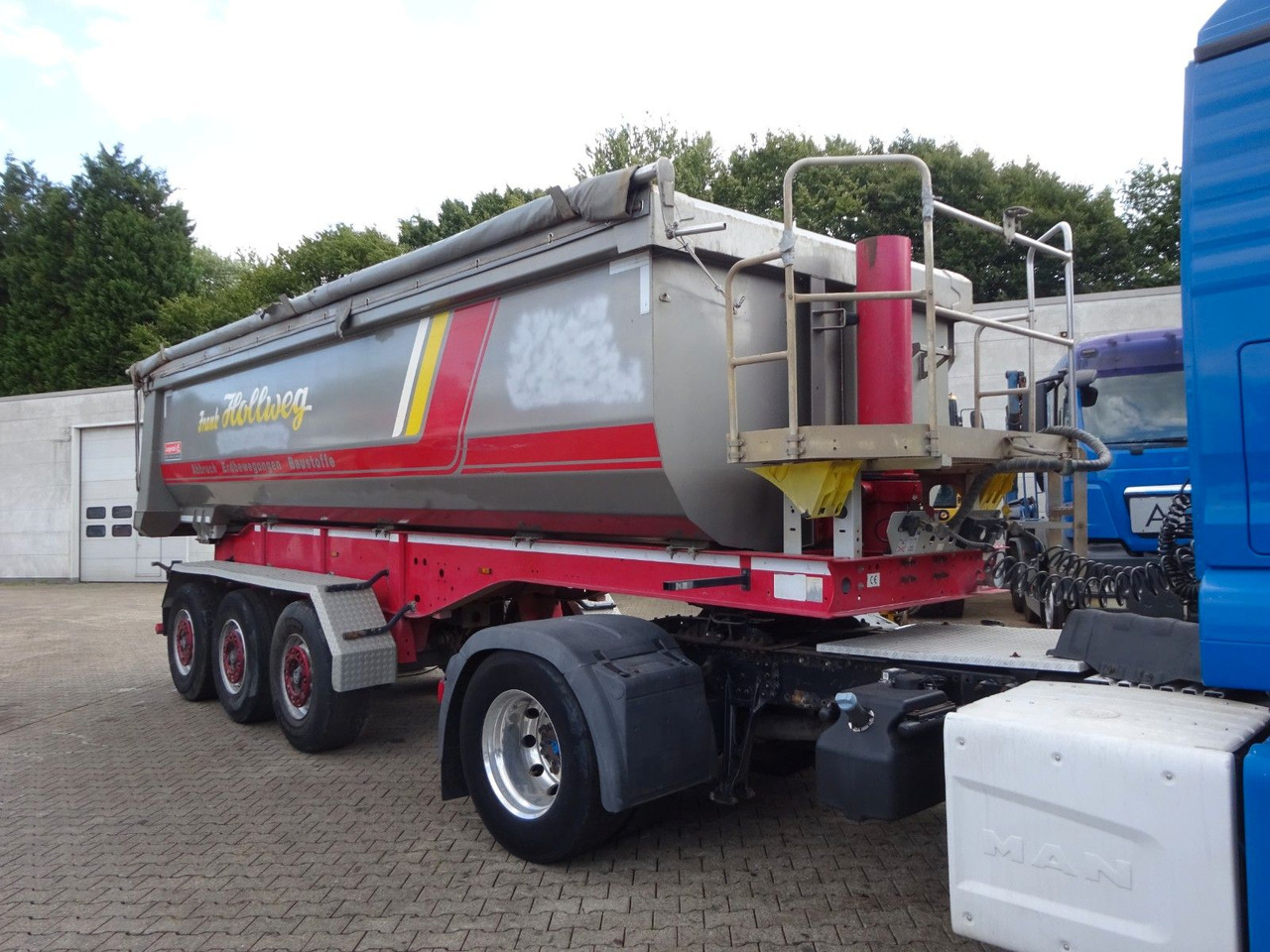 Semirremolque volquete Langendorf Kippauflieger mit 3 Achsen Stahl: foto 6