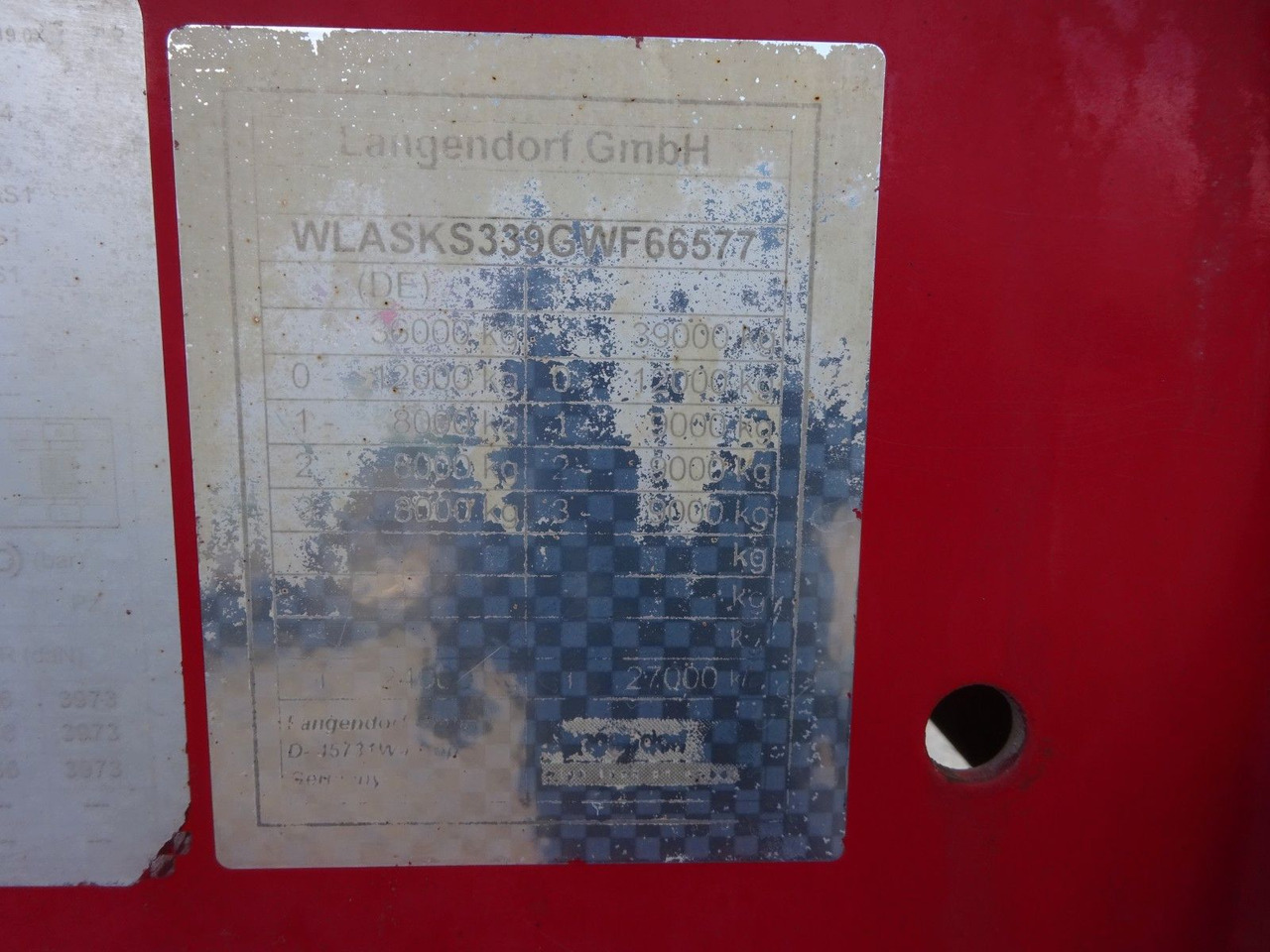 Semirremolque volquete Langendorf Kippauflieger mit 3 Achsen Stahl: foto 13