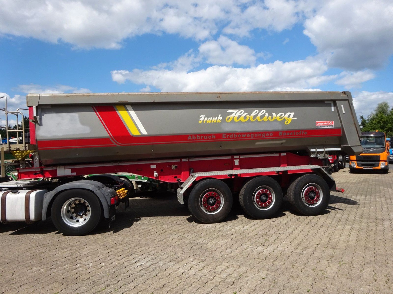 Semirremolque volquete Langendorf Kippauflieger mit 3 Achsen Stahl: foto 8