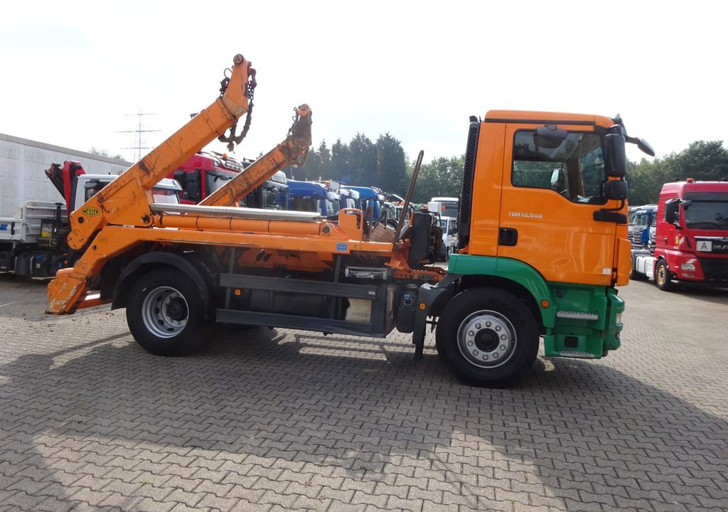 MAN 18.340 TGM MEILLER Absetzkipper 4x2 - Camión portacontenedor de cadenas: foto 3 MAN 18.340 TGM MEILLER Absetzkipper 4x2 - Camión portacontenedor de cadenas: foto 3
