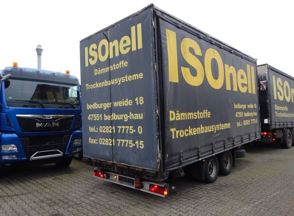 NSD Tandem Anhänger Plane + Spriegel +2 Achsen - Remolque: foto 2 NSD Tandem Anhänger Plane + Spriegel +2 Achsen - Remolque: foto 2