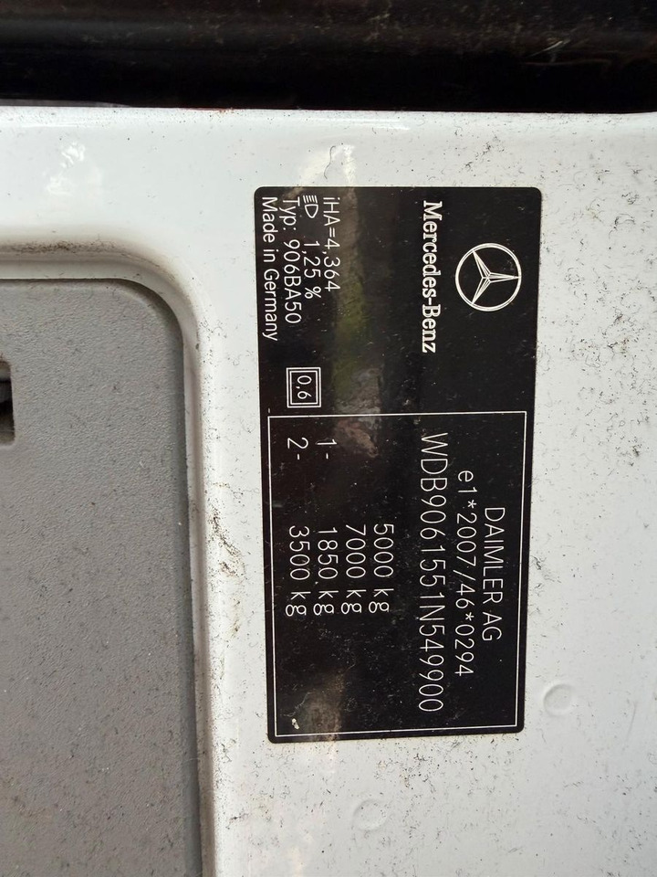 Furgón Mercedes-Benz Sprinter II 316 CDI  Box + Lift: foto 22