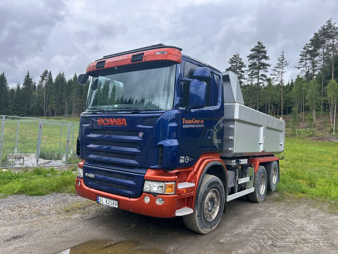 2008 Lastebil/dumper SCANIA R 420 CB6X2HNA EU-godkjent - Camión volquete: foto 1 2008 Lastebil/dumper SCANIA R 420 CB6X2HNA EU-godkjent - Camión volquete: foto 1
