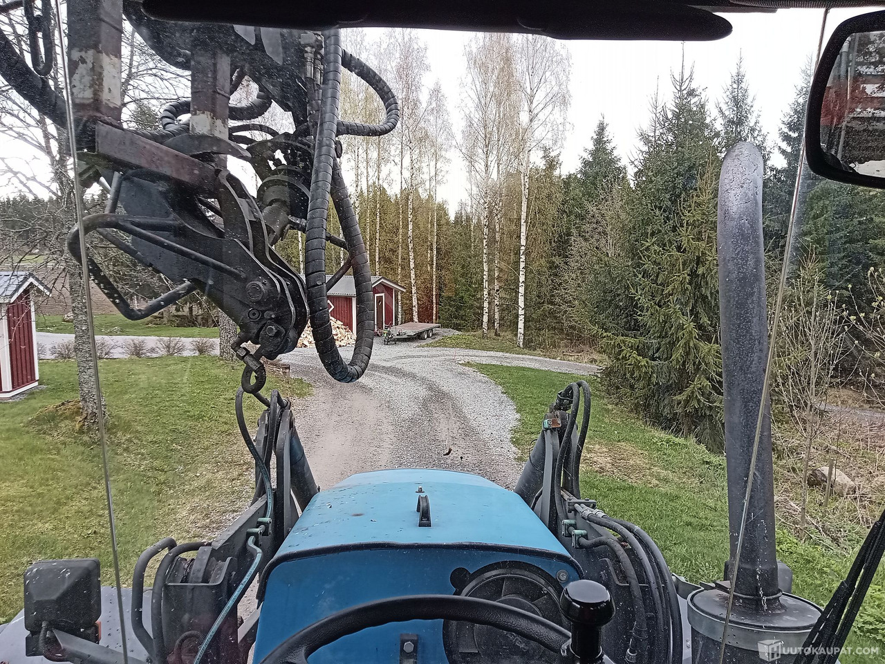 Lännen 860c Pylväsnosturilla, 2005, Hämeenlinna - Retroexcavadora: foto 4 Lännen 860c Pylväsnosturilla, 2005, Hämeenlinna - Retroexcavadora: foto 4