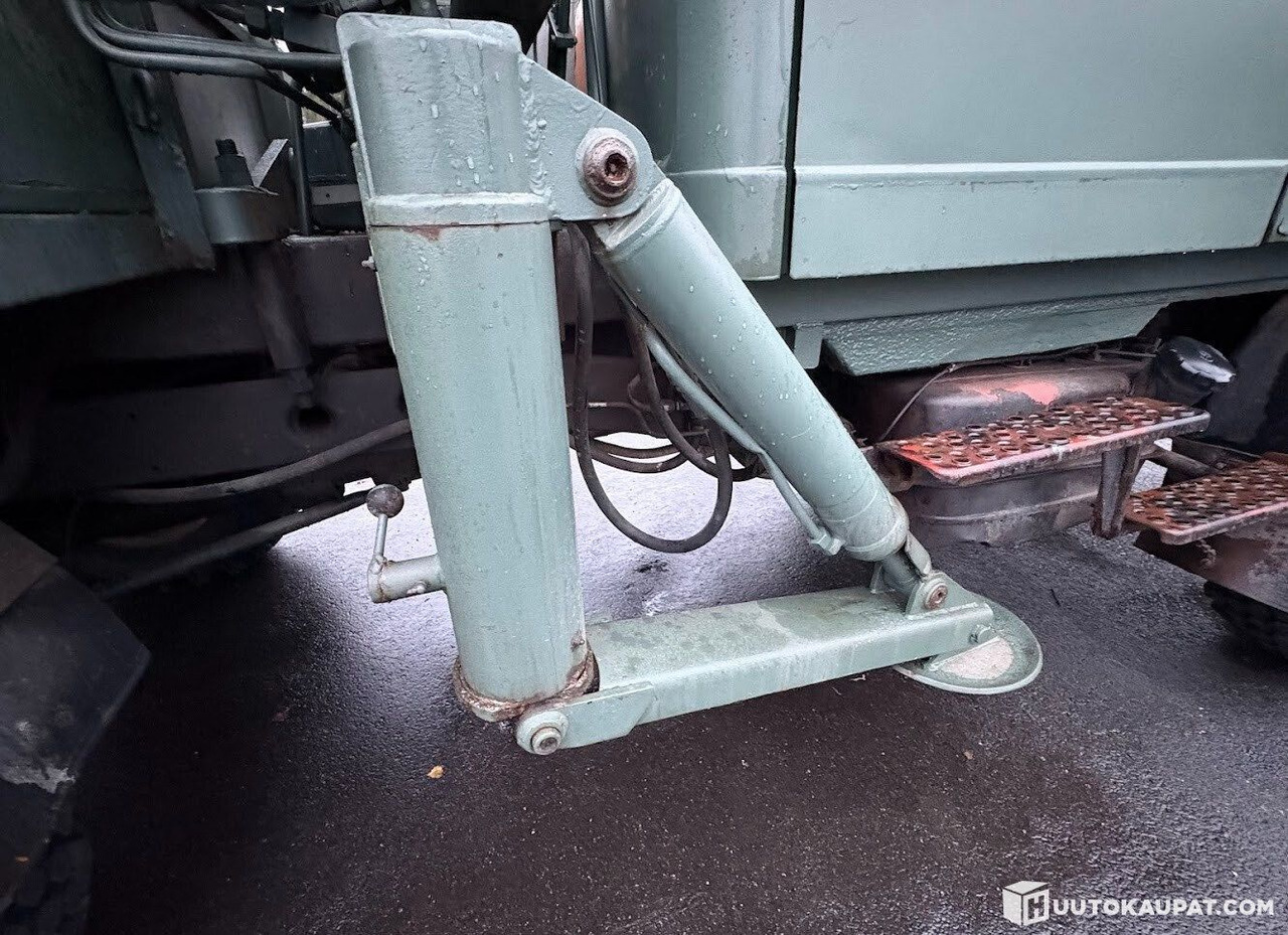 Camión volquete, Camión grúa Mercedes-Benz UNIMOG, 5-seat cab, NUMMI crane, 1980, Vihti: foto 10