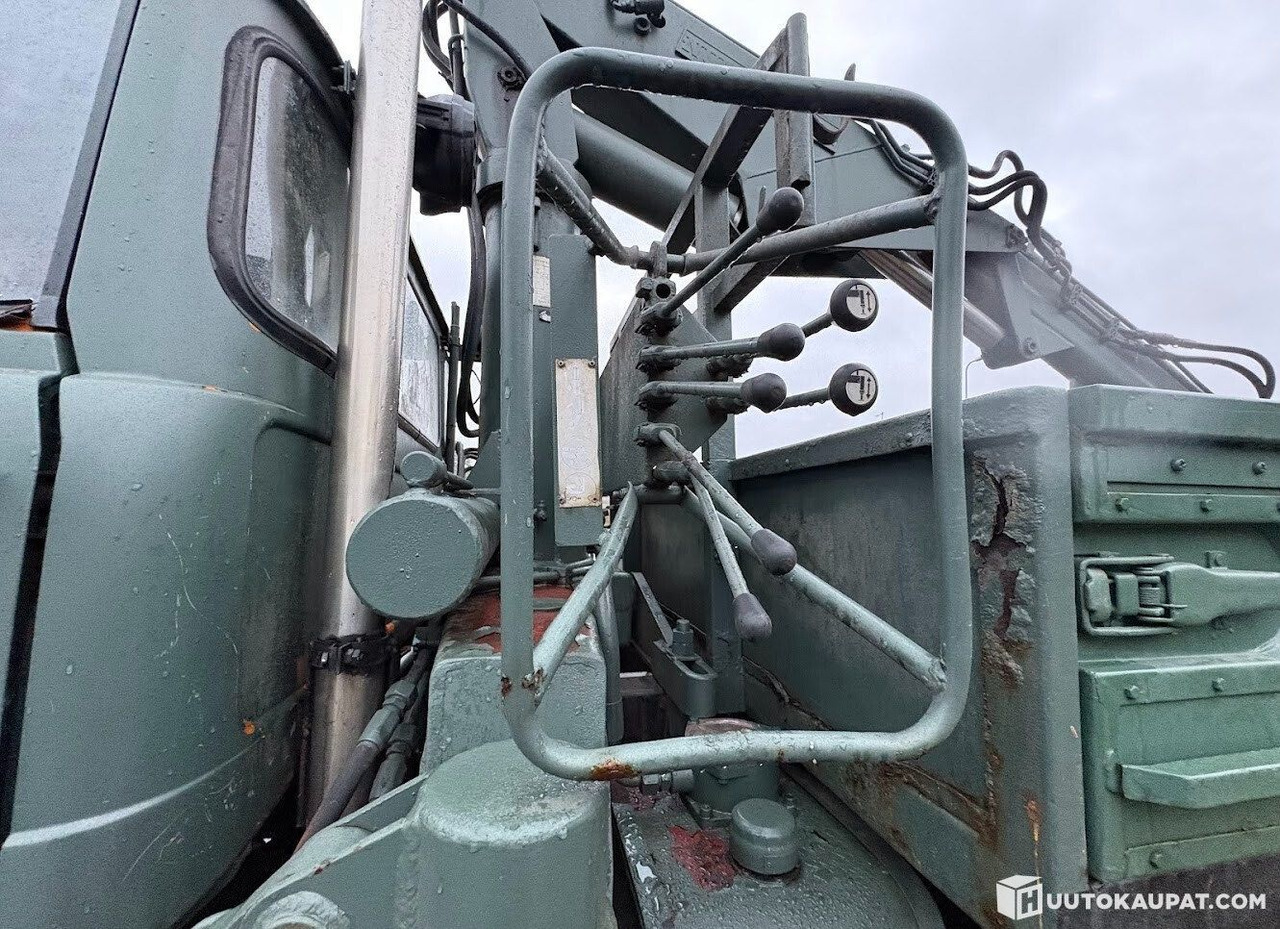 Camión volquete, Camión grúa Mercedes-Benz UNIMOG, 5-seat cab, NUMMI crane, 1980, Vihti: foto 12