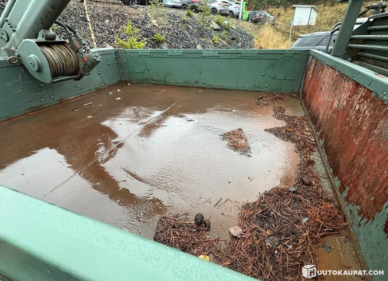 Camión volquete, Camión grúa Mercedes-Benz UNIMOG, 5-seat cab, NUMMI crane, 1980, Vihti: foto 7