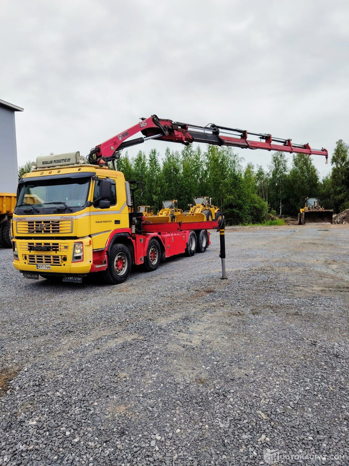 Volvo FM 12, 2005 + Hiab nosturi, Alavus - Camión con equipo de cable, Camión grúa: foto 4 Volvo FM 12, 2005 + Hiab nosturi, Alavus - Camión con equipo de cable, Camión grúa: foto 4