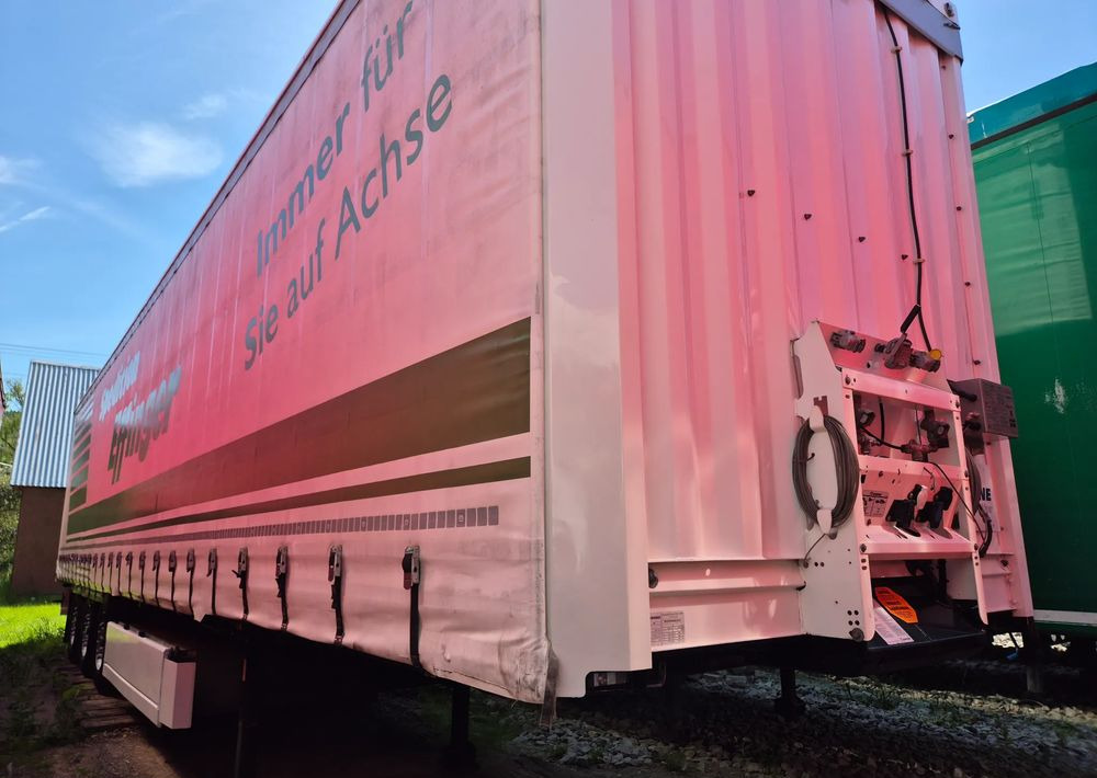 Krone BURTOWA BUDOWLANA VARIOS PÓŁMEGA 385/55 z Niemiec / ALUFELGI / stan bardzo dobry / PODNOSZONA OŚ I DACH / BPW firanka burto-firanka firana burtówka burto firanka - Semirremolque lona: foto 4 Krone BURTOWA BUDOWLANA VARIOS PÓŁMEGA 385/55 z Niemiec / ALUFELGI / stan bardzo dobry / PODNOSZONA OŚ I DACH / BPW firanka burto-firanka firana burtówka burto firanka - Semirremolque lona: foto 4