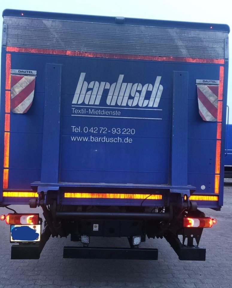Camión caja cerrada Mercedes-Benz Atego 1524 Z Niemiec TOP 2018 Przód i tył na poduszkach 15t DMC / 7.45m 18 palet TOP STAN: foto 11