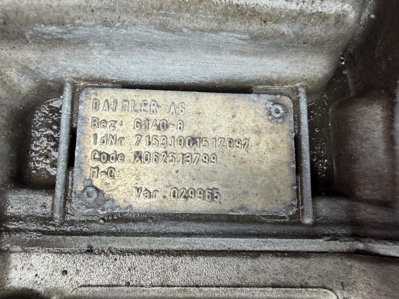 Mercedes Atego III Antos G140-8 - Caja de cambios: foto 5 Mercedes Atego III Antos G140-8 - Caja de cambios: foto 5