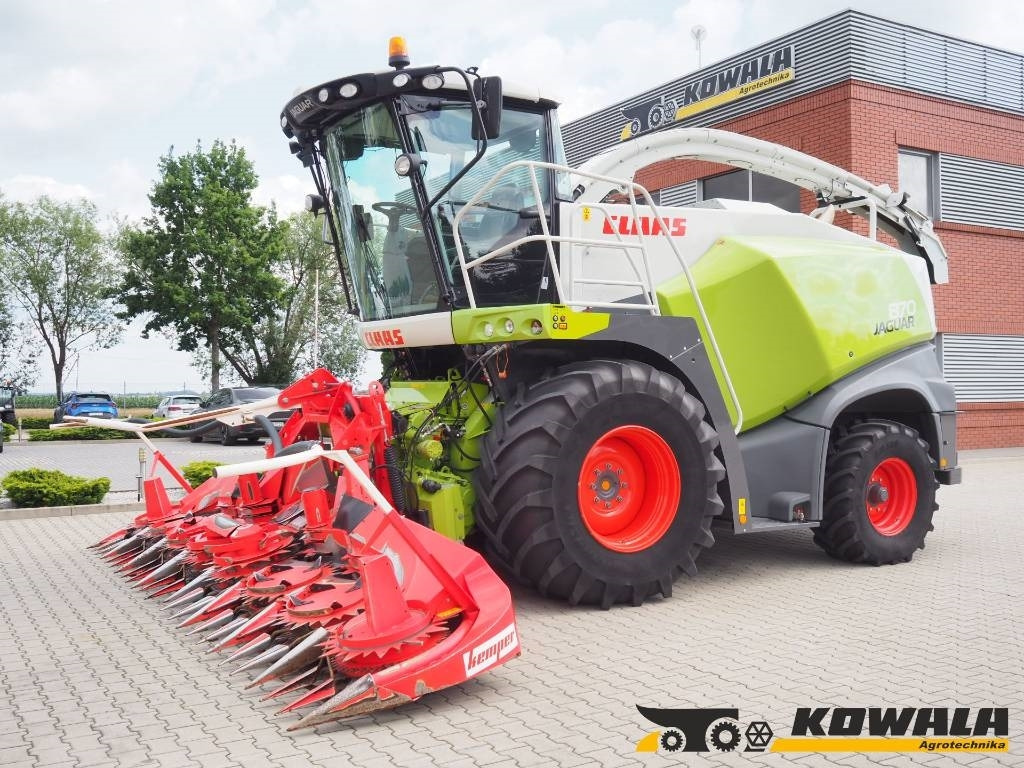 Claas Jaguar 870 + Kemper 360 Plus - Cosechadora de forraje: foto 1 Claas Jaguar 870 + Kemper 360 Plus - Cosechadora de forraje: foto 1