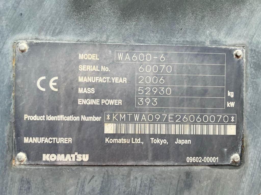 Leasing de Komatsu WA 600-6  Komatsu WA 600-6: foto 6