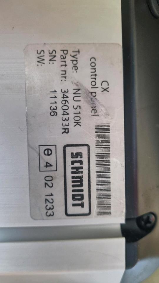 Neue NU 510K Schmidt Stratos Salzstreuer Steuerung Bedienung Bedieneinheit Mitos Salzsilo 3460443R - Sistema eléctrico para Vehículo municipal: foto 2 Neue NU 510K Schmidt Stratos Salzstreuer Steuerung Bedienung Bedieneinheit Mitos Salzsilo 3460443R - Sistema eléctrico para Vehículo municipal: foto 2