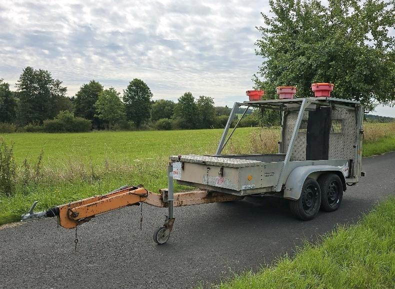 Trebbiner VZ 615 Absperrtafel FAT Nissen Horizont Verkehrsleittafel Verkehrsleitanhänger Verkehrssicherungsanhänger Leitanhänger - Equipo de construcción: foto 3 Trebbiner VZ 615 Absperrtafel FAT Nissen Horizont Verkehrsleittafel Verkehrsleitanhänger Verkehrssicherungsanhänger Leitanhänger - Equipo de construcción: foto 3