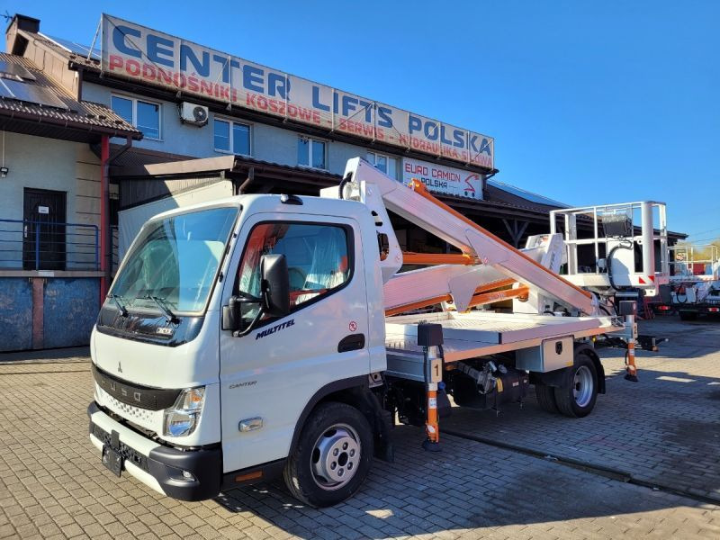 Mitsubishi Canter Fuso 3C13 podnośnik koszowy 20 m Multitel MXE200 - Camión con plataforma elevadora: foto 1 Mitsubishi Canter Fuso 3C13 podnośnik koszowy 20 m Multitel MXE200 - Camión con plataforma elevadora: foto 1