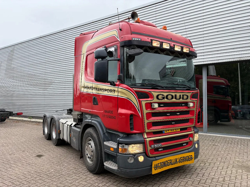 Scania R500 V8 / 6x4 / HANDGESCHAKELD / SCHUIFSCHOTEL / HYDRAULIEK / RETARDER / - Cabeza tractora: foto 1 Scania R500 V8 / 6x4 / HANDGESCHAKELD / SCHUIFSCHOTEL / HYDRAULIEK / RETARDER / - Cabeza tractora: foto 1