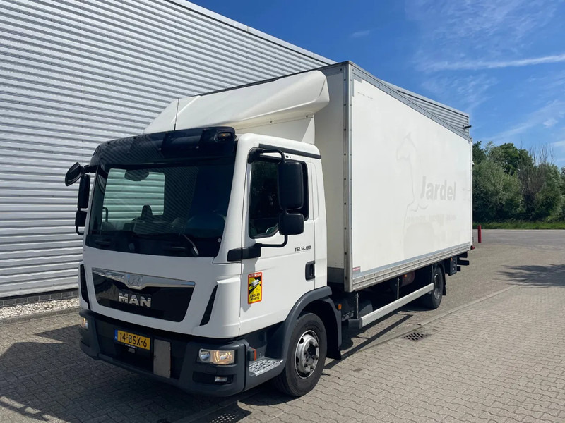 MAN TGL 12.180 / DHOLLANDIA 1500 KG LAADKLEP / AUTOMAAT / - Camión caja cerrada: foto 1 MAN TGL 12.180 / DHOLLANDIA 1500 KG LAADKLEP / AUTOMAAT / - Camión caja cerrada: foto 1