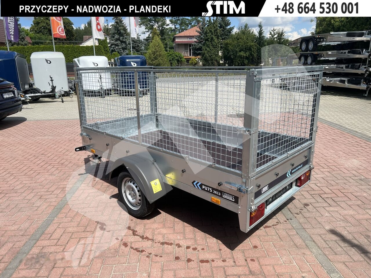 Lorries PU75-2613 uchylna + nadstawka - Remolque de coche: foto 5 Lorries PU75-2613 uchylna + nadstawka - Remolque de coche: foto 5