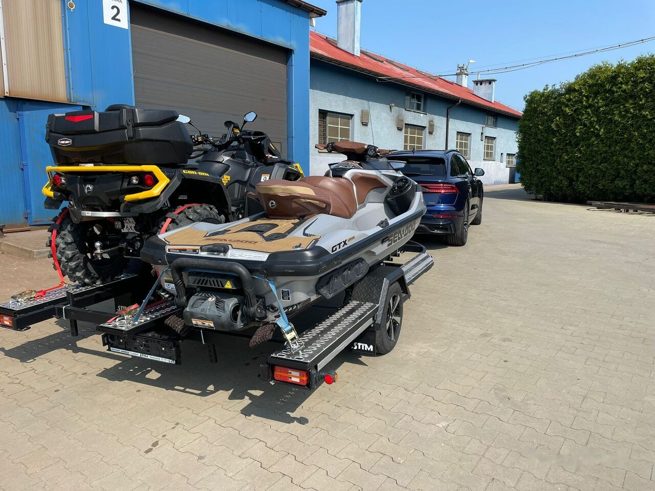 Stim L21-SWQ/1300 vr. B 2x skuter lub 2 x quad lub skuter i quad - Remolque para barco: foto 1 Stim L21-SWQ/1300 vr. B 2x skuter lub 2 x quad lub skuter i quad - Remolque para barco: foto 1