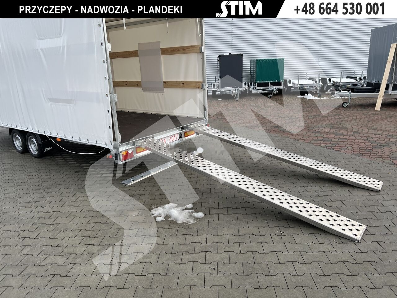 Remolque portavehículos nuevo Stim L22/PP-TP/55-35S: foto 12