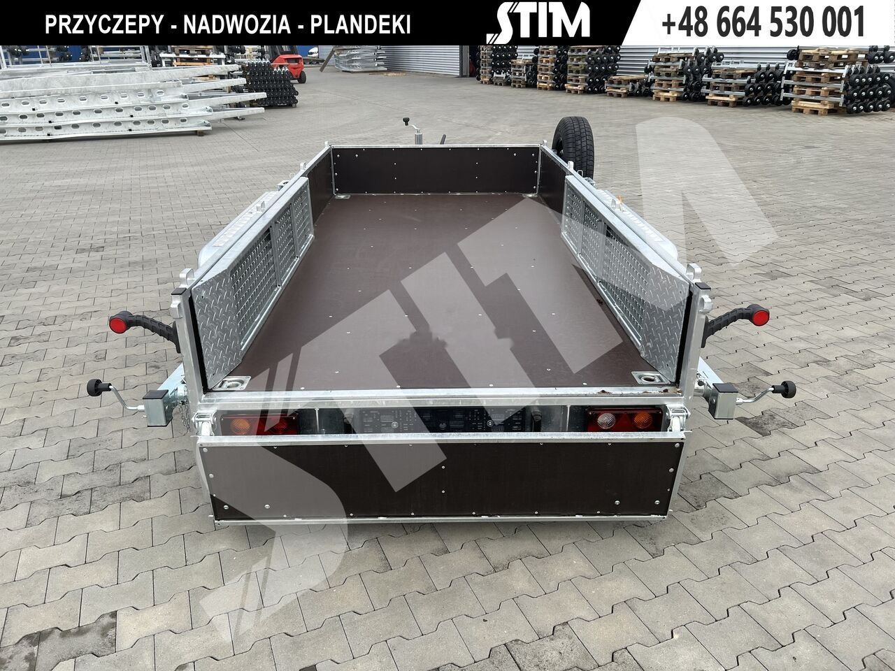 Remolque porta maquinaria nuevo Stim S22/KP-ST/30-27: foto 10