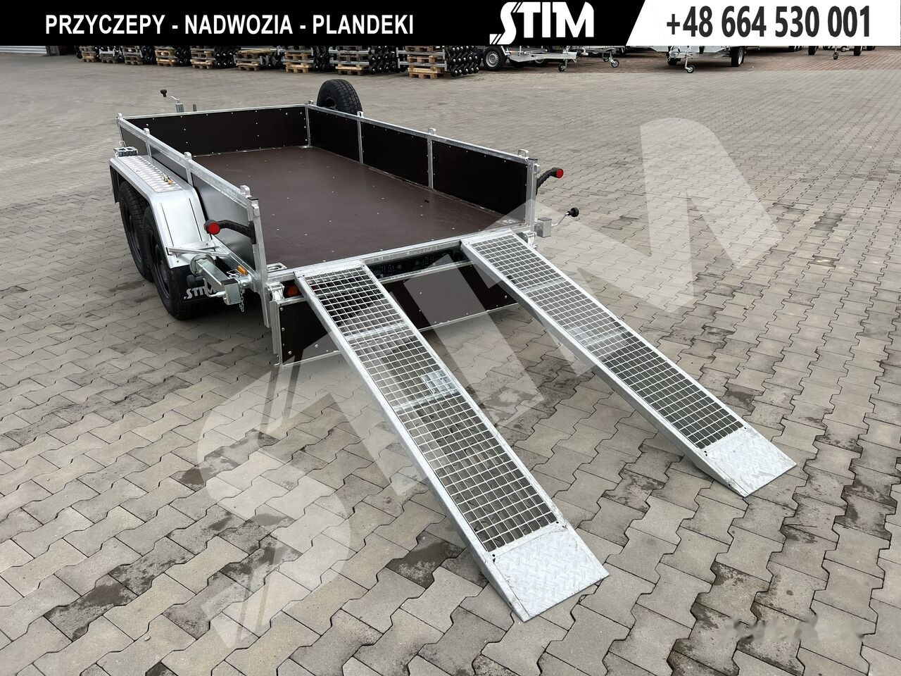 Remolque porta maquinaria nuevo Stim S22/KP-ST/30-27: foto 12