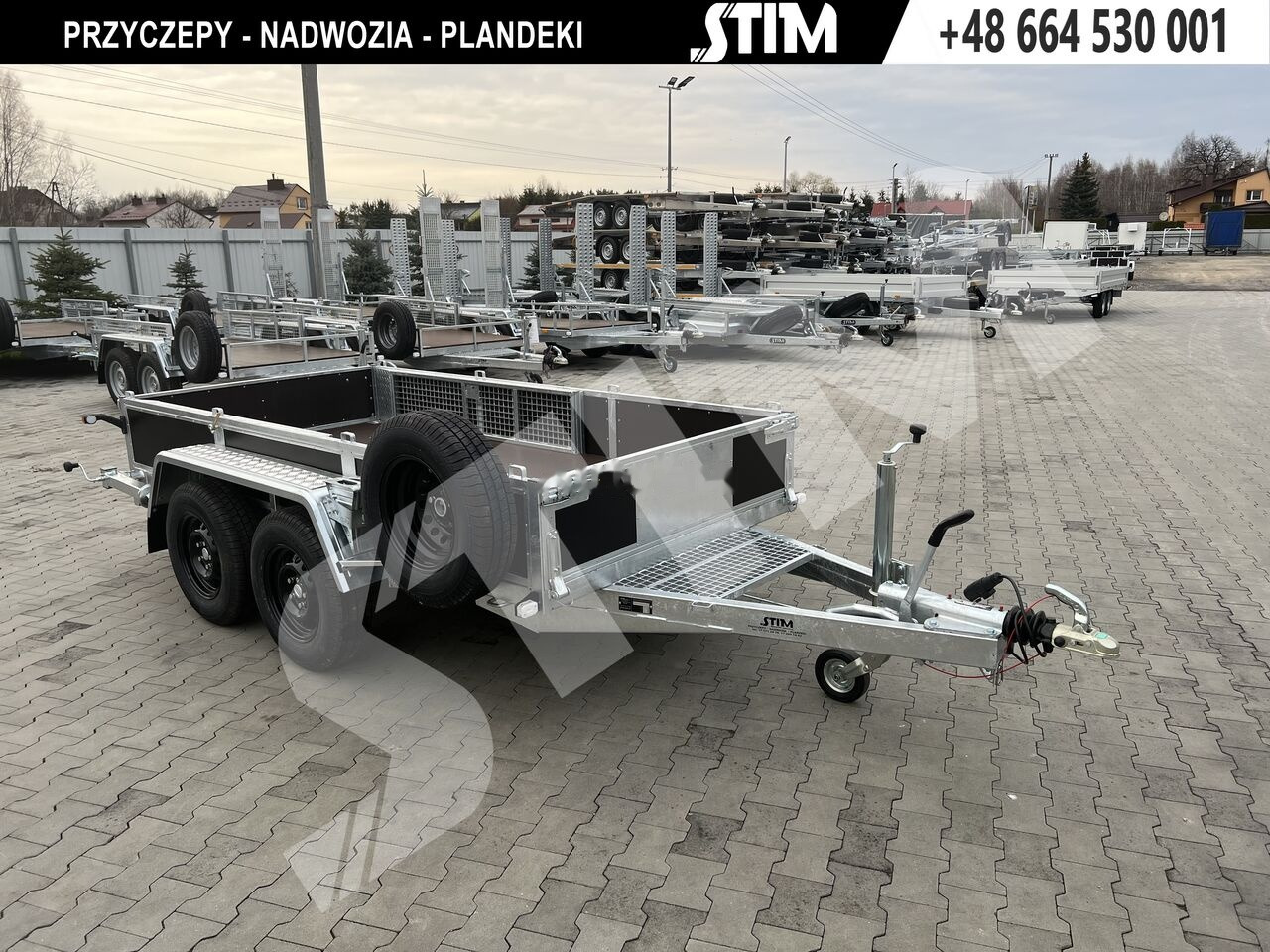 Remolque porta maquinaria nuevo Stim S22/KP-ST/30-27: foto 7
