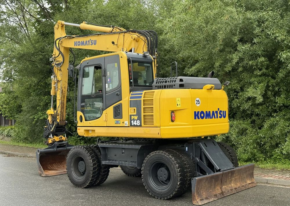 Excavadora de ruedas Komatsu * Komatsu PW 148  *ROTOTILT * Sprowadzona * Stan Perfekcyjny * Koparka Kołowa *: foto 12