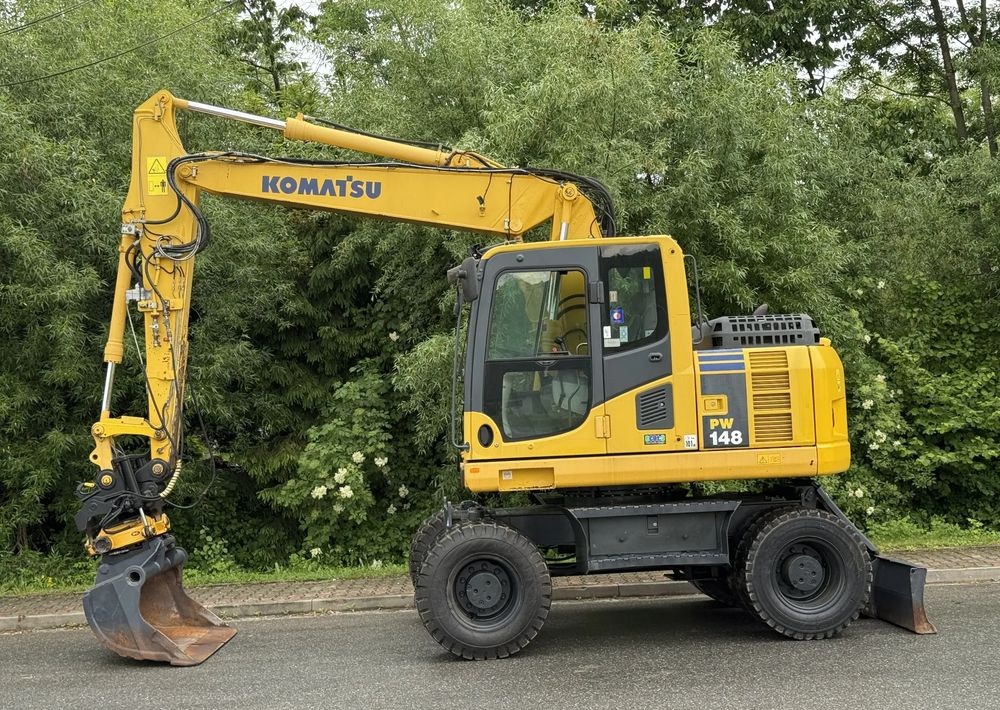 Excavadora de ruedas Komatsu * Komatsu PW 148  *ROTOTILT * Sprowadzona * Stan Perfekcyjny * Koparka Kołowa *: foto 11