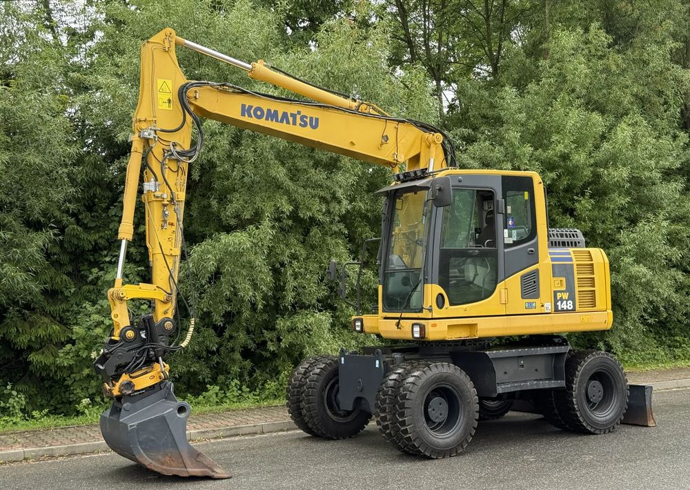 Excavadora de ruedas Komatsu * Komatsu PW 148  *ROTOTILT * Sprowadzona * Stan Perfekcyjny * Koparka Kołowa *: foto 6